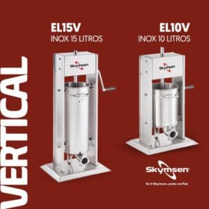 EL10V - ENSACADEIRA DE LINGUIÇA VERTICAL INOX, 10 LITROS - SKYMSEN