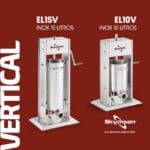EL15V - ENSACADEIRA DE LINGUIÇA VERTICAL INOX, 15 LITROS - SKYMSEN