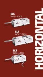 EL7 - ENSACADEIRA DE LINGUIÇA HORIZONTAL INOX, 7 LITROS - SKYMSEN