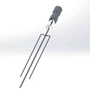 Espeto Engrenado Tridente Largo-520mm Itajobi Fogões