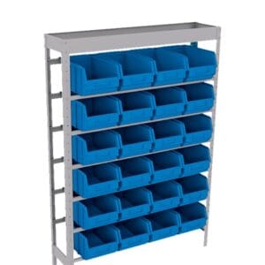 ESTANTE CAIXA BOX 24 GAVETAS Nº 7 AMAPÁ