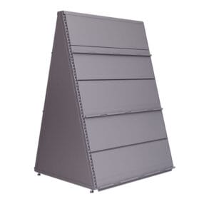 EXPOSITOR DE PISOS CRISTAL AÇO