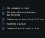 FA-300 DUAL - CORTADOR DE FRIOS AUTOMÁTICO E SEMIAUTOMÁTICO INOX, LÂMINA 300 mm - 0,33 HP-CV 220 V SKYMSEN