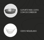 FC8 - FRITADEIRA ELÉTRICA ÁGUA E ÓLEO, 24 LITROS, INOX - 8.000 W 220 V SKYMSEN