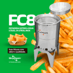 FC8 - FRITADEIRA ELÉTRICA ÁGUA E ÓLEO, 24 LITROS, INOX - 8.000 W 220 V SKYMSEN