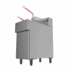 FE25 - FRITADEIRA ELÉTRICA ÁGUA E ÓLEO, 25 LITROS, INOX, TRIFÁSICA - 15.000 W 220 V SKYMSEN