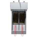 FE28S - FRITADEIRA ELÉTRICA SPLIT ZONA FRIA 2x14 LITROS, INOX, TRIFÁSICA - 16.000 W 220 V SKYMSEN