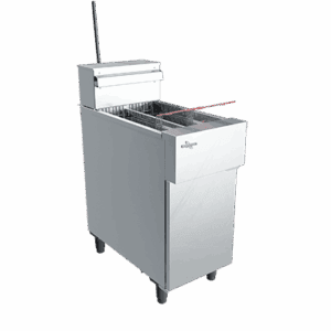 FE28S - FRITADEIRA ELÉTRICA SPLIT ZONA FRIA 2x14 LITROS, INOX, TRIFÁSICA - 16.000 W 220 V SKYMSEN