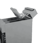 FE28S - FRITADEIRA ELÉTRICA SPLIT ZONA FRIA 2x14 LITROS, INOX, TRIFÁSICA - 16.000 W 220 V SKYMSEN