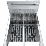 FE28S - FRITADEIRA ELÉTRICA SPLIT ZONA FRIA 2x14 LITROS, INOX, TRIFÁSICA - 16.000 W 220 V SKYMSEN