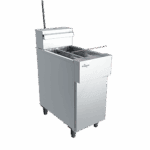 FE28S - FRITADEIRA ELÉTRICA SPLIT ZONA FRIA 2x14 LITROS, INOX, TRIFÁSICA - 16.000 W 380 V SKYMSEN