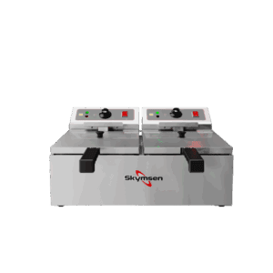 FED-20-N - FRITADEIRA ELÉTRICA, 2 CUBAS DE 5 LITROS, INOX - 3.300 W (2x) 220 V SKYMSEN