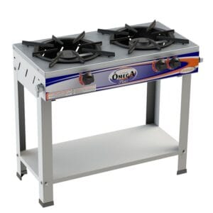 Fogão 2 Bocas Ômega Plus - 1QS 1QD Itajobi Fogões