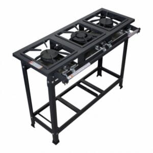 Fogão 3 Bocas 30x30 BP 2QS 1QD - Linha Economic Itajobi Fogões