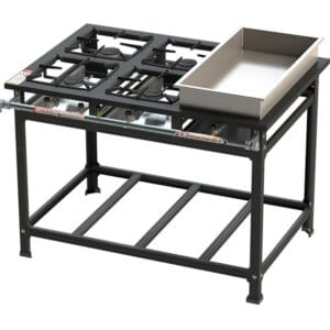 Fogão 4 Bocas Banho Maria Standard A.P - 4QS 30x30 Itajobi Fogões