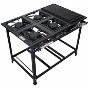 Fogão 4 Bocas Chapa 30x30 AP 4QS - Linha Economic Itajobi Fogões