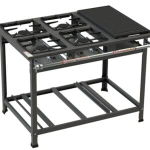 Fogão 4 Bocas Chapa Ativo A.P - 30x30 4QS Itajobi Fogões