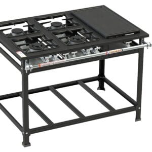 Fogão 4 Bocas Chapa Standard B.P - 2QD 2QS 30x30 Itajobi Fogões