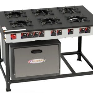 Fogão 6 Bocas 20x20 - 3QSP e 3QDP Itajobi Fogões