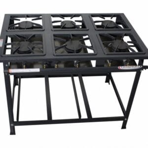 Fogão 6 Bocas 30x30 AP 6QS - Linha Economic Itajobi Fogões