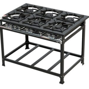 Fogão 6 Bocas Baixa Pressão Estampado 3QS 3QD Itajobi Fogões