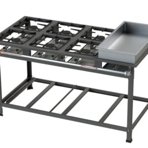 Fogão 6 Bocas Banho Maria Ativo A.P - 30x30 6QS Itajobi Fogões