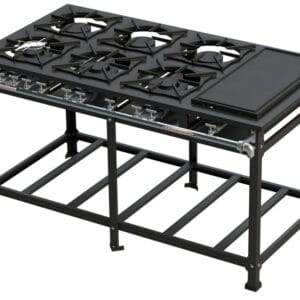 Fogão 6 Bocas Chapa Baixa Pressão Estampado 3QS 3QD Itajobi Fogões