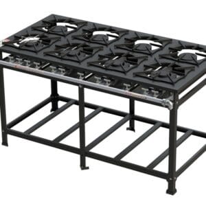 Fogão 8 Bocas Baixa Pressão Estampado 4QS 4QD Itajobi Fogões