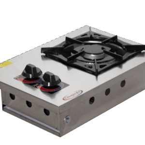 Fogão Alvenaria 1 Boca Inox 20x20 1QD Itajobi Fogões