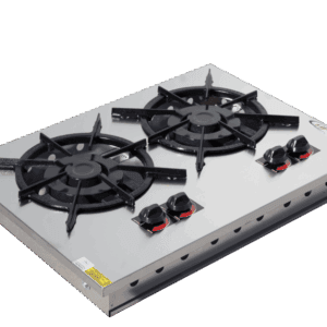 Fogão Alvenaria 2 Bocas Inox 30x30 2QD Itajobi Fogões