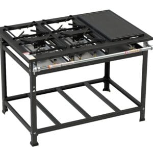 Fogão Caulim 4 Bocas Chapa A.P 30x30 4C.M Itajobi Fogões