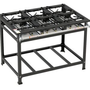 Fogão Caulim 6 Bocas A.P 30x30 6C.M Itajobi Fogões