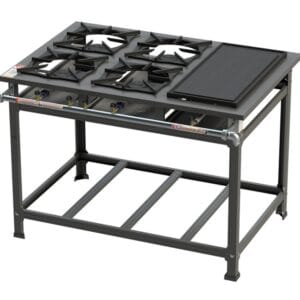 Fogão Tradicional 4 Bocas Chapa A.P - 4QS 30X30 Itajobi Fogões