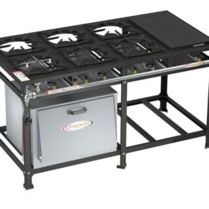 Fogão Tradicional 6 Bocas Chapa A.P - 6QS 30X30 Itajobi Fogões