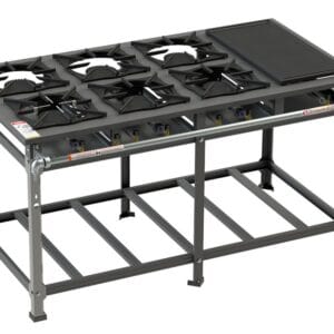 Fogão Tradicional 6 Bocas Chapa A.P - 6QSM 30X30 Itajobi Fogões