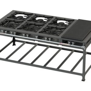 Fogão Tradicional 6 Bocas Chapa B.P - 3QS 3QD 40X40 Itajobi Fogões