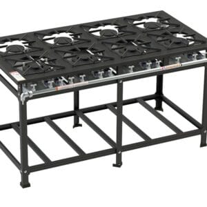 Fogão Tradicional 8 Bocas B.P - 4QS 4QD 30x30 Itajobi Fogões