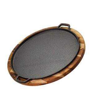 Forma de Pizza com Suporte de Madeira Santana