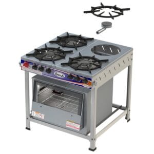 Fogão 4 Bocas Ômega c/ forno - 2QS 2QD Itajobi Fogões