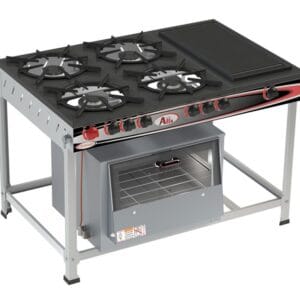 Fogão 4 Bocas Chapa Alfa c/ forno - 2QS 2QD Itajobi Fogões