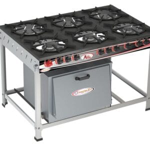 Fogão 6 Bocas Alfa c/ forno - 3QS 3QD Itajobi Fogões