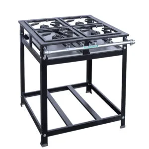 FOGÃO 4 BOCAS S/ FORNO – ECONOMY Alta Pressão CRISTAL AÇO