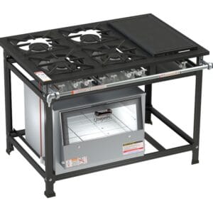 Fogão 4 Bocas Chapa Baixa Pressão Estampado 2QS 2QD c/ Forno Itajobi Fogões