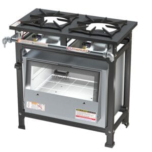 Fogão 2 Bocas Alta Pressão Estampado 2QS C/ Forno Itajobi Fogões