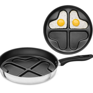 Frigideira Antiaderente 4 Corações Alumínio ABC