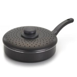 Frigideira com Tampa para Fritura Alumínio Nacional