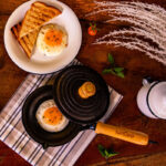 Frigideira Egg Pan com Tampa de Ferro Santana