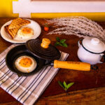 Frigideira Egg Pan com Tampa de Ferro Santana