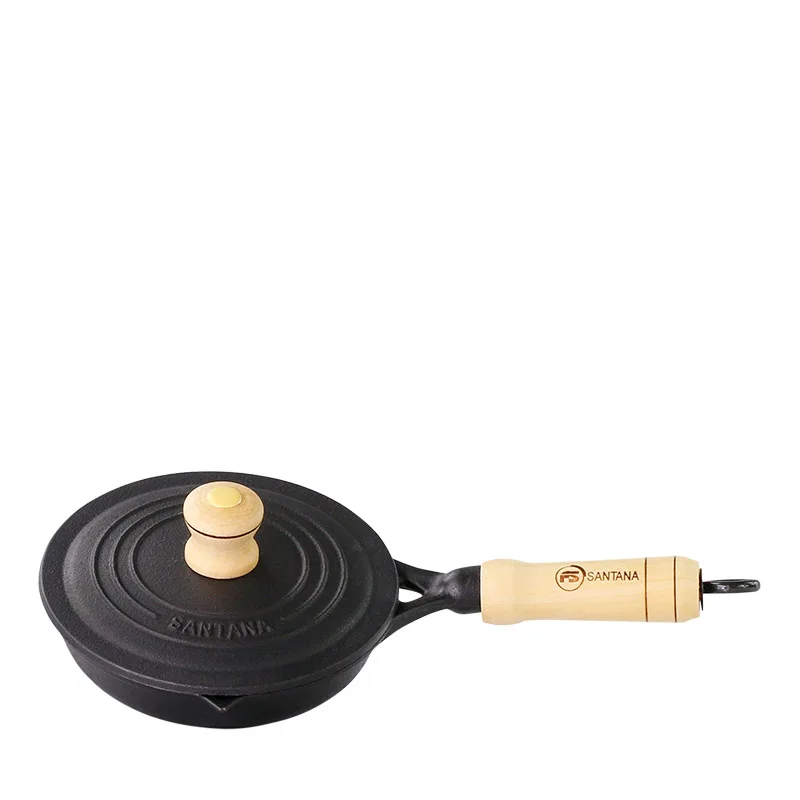Frigideira Egg Pan com Tampa de Ferro Santana Frigideira Egg Pan com Tampa de Ferro Santana