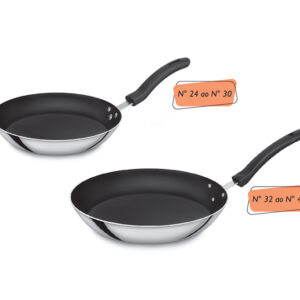 Frigideira Hotel Premium Antiaderente com Cabo Baquelite Alumínio ABC